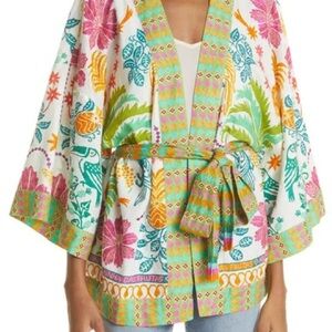 Farm Rio EUC Linen Cover Up/Kimono